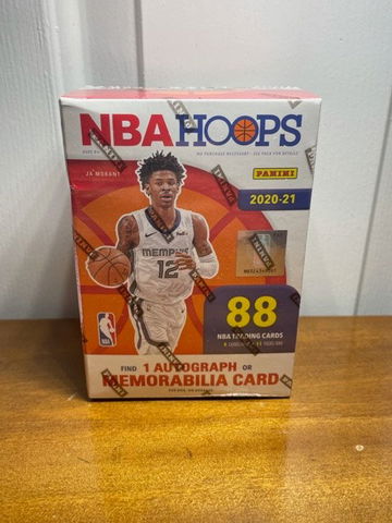 2020-21 Panini NBA Hoops Blaster Box 88 Cards