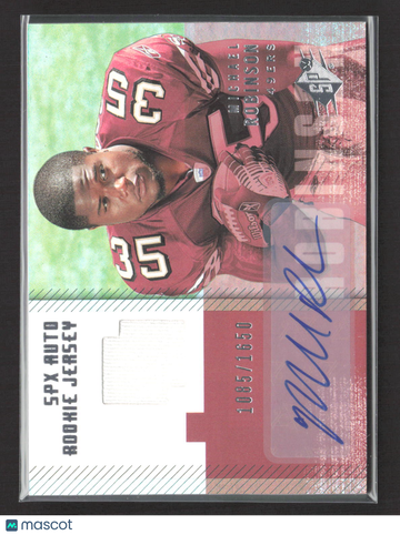 2006 Upper Deck SPx Michael Robinson #211 1085/1650 Memorabilia Jersey Auto