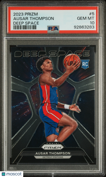 2023 Panini Prizm Deep Space Ausar Thompson #5 PSA 10