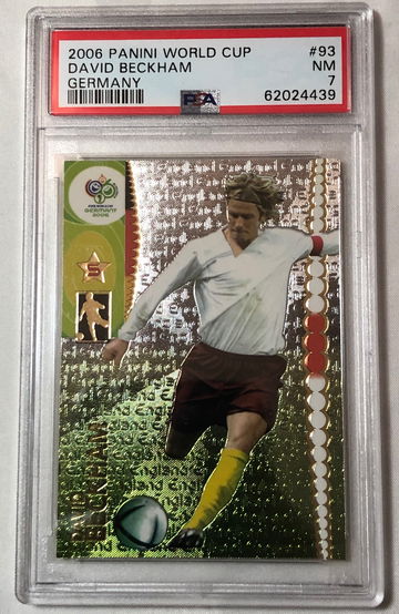 2006 PANINI WORLD CUP #93 DAVID BECKHAM  NM7