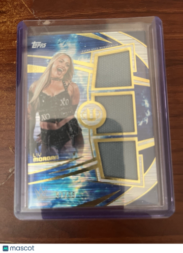2025 Topps Universe WWE Liv Morgan #TRS-LMO Relic Memorabilia Insert