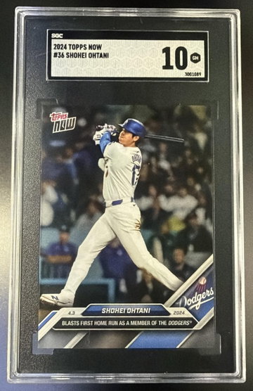 2024 Topps Now #36 Shohei Ohtani SGC 10