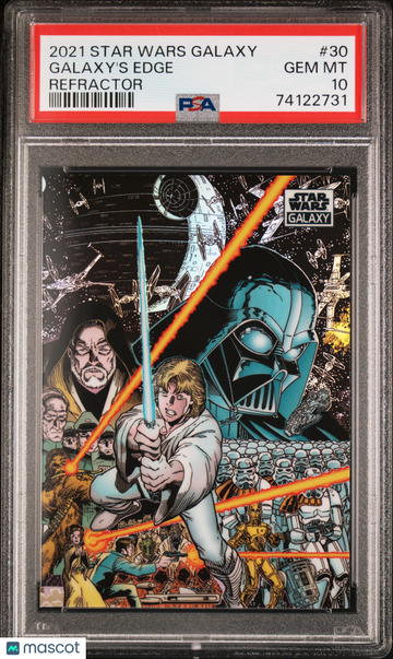 2021 Topps Chrome Star Wars Galaxy Galaxy's Edge #30 PSA 10