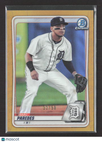 2020 Topps Bowman Chrome Isaac Paredes #BCP-120 Gold