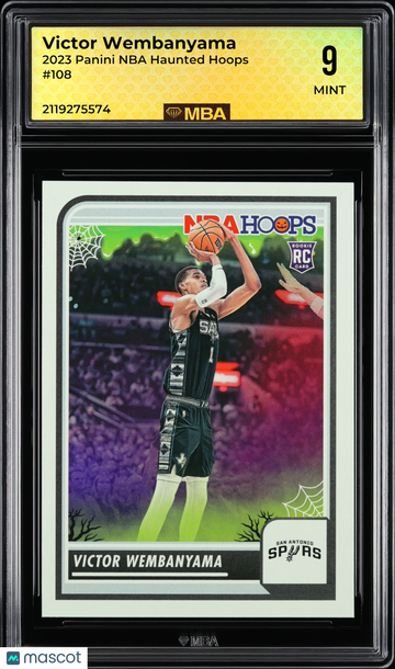 2023 Panini NBA Haunted Hoops Victor Wembanyama #108 MBA 9