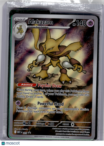 Mega Evolution Promo Alakazam Holo Black Star Promo [Sealed] #009