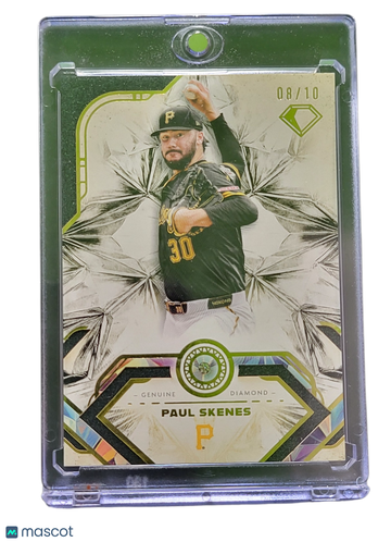2025 Topps Gilded Collection Paul Skenes #8 /10 Genuine Diamond