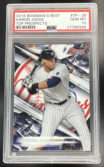 2016 Bowman's Best Top Prospects Aaron Judge #TP28 PSA 10