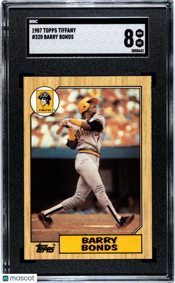 1987 Topps Tiffany Barry Bonds #320 SGC 8