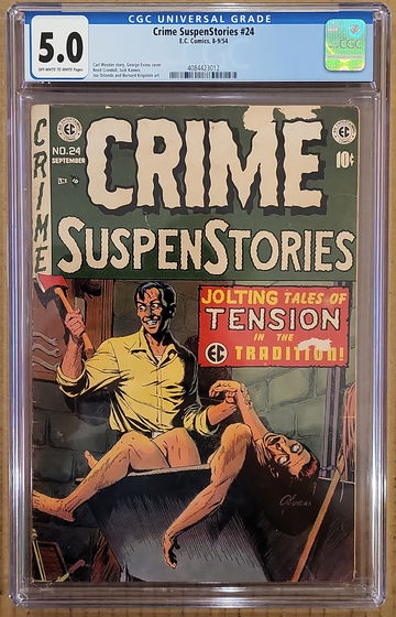 Crime SuspenStories #24 CGC 5.0 EC 1954