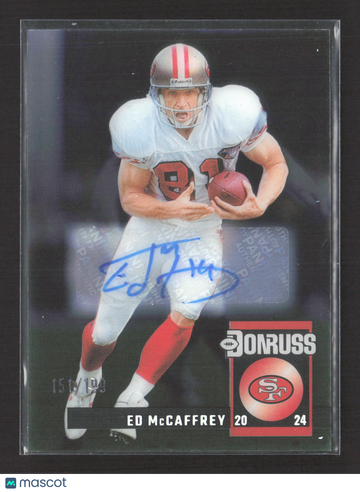 2025 Panini Clearly Donruss Football Ed McCaffrey #1