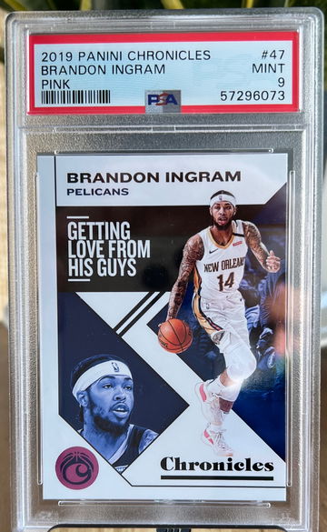 Brandon Ingram 2019-2020 Panini Chronicles #47 Pink Parallel PSA 9 Mint Low Pop