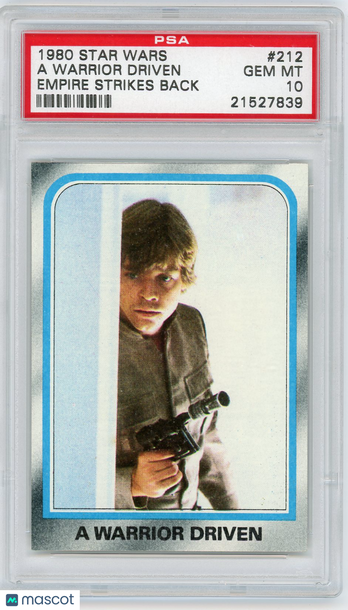 1980 Star Wars Empire Strikes Back A Warrior Driven #212 PSA 10