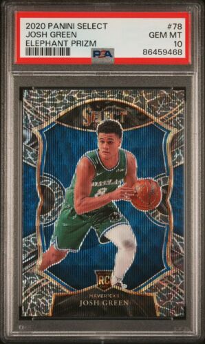2020-21 Panini Select Josh Green Elephant Print Case Hit Rookie #78 PSA 10