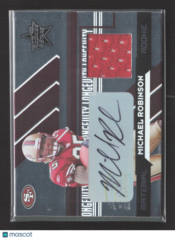 2006 Donruss Rookies & Stars Longevity Michael Robinson #264 Jersey Patch