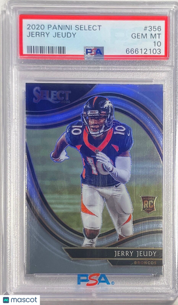 2020 Panini Select Jerry Jeudy #356 PSA 9