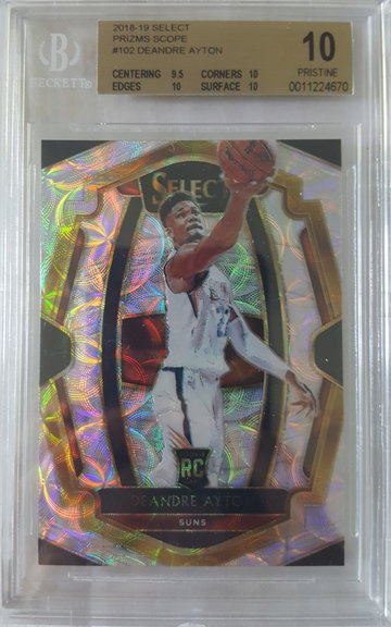 Deandre Ayton Select Prizms Scope Rc #102 POP 2