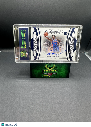 2024 2023-24 Panini Flawless Ausar Thompson #FF-ATH /8 Autograph