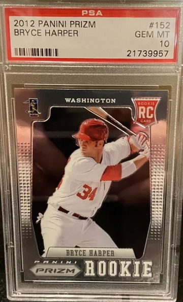 2012 Prizm Bryce Harper RC PSA 10
