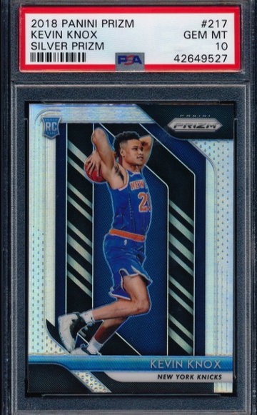 Kevin Knox 2018 Prizm Silver PSA 10 RC