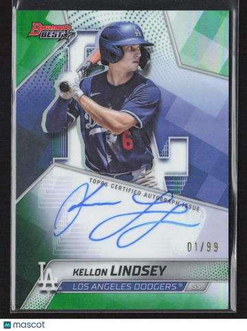 2025 Bowman's Best Kellon Lindsey #B25-KL Green Refractor /99