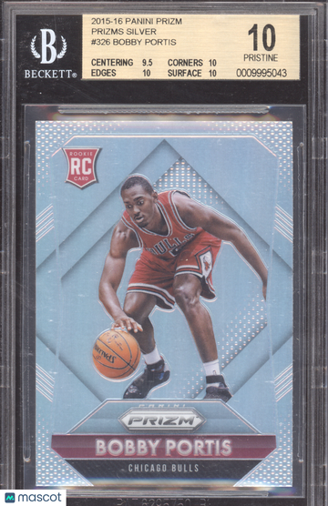 2015 Panini Prizm Bobby Portis #326 BGS 10
