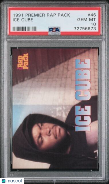 1991 Premier Rap Pack Ice Cube #46 PSA 10
