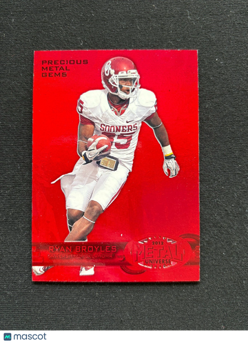 2012 Fleer Metal Ryan Broyles Precious Metal Gems