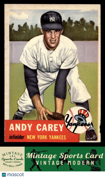 1953 Topps Andy Carey #188 RC