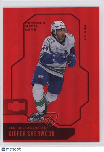 2024-25 Skybox Metal Universe - [Base] - Precious Metal Gems Red Kiefer Sherwood #61 Precious Metal Gems Red 046/100