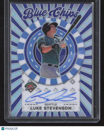 2025 nini Prospect Edition Blue Chips Auto Luke Stevenson #BCS-LS Silver Prizm Autograph