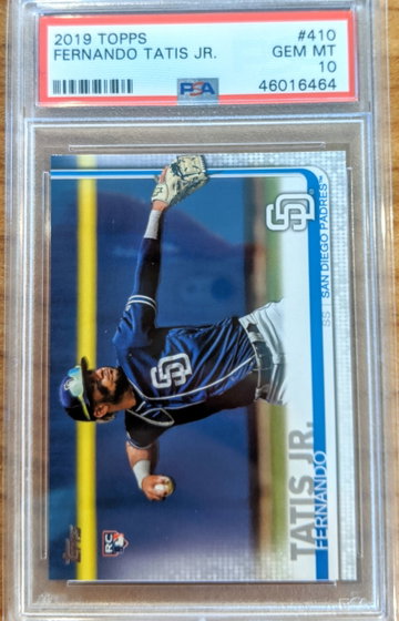 2019 Topps Series 2 Fernando Tatis Jr. 410 PSA 10