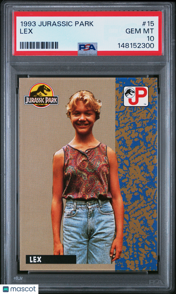 1993 Jurassic Park Lex #15 PSA 10