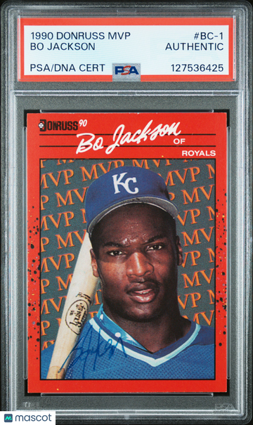 1990 Donruss MVP Bo Jackson #BC-1 PSA A Auto A