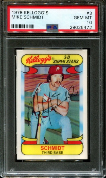 1978 Kellogg's Mike Schmidt PSA 10