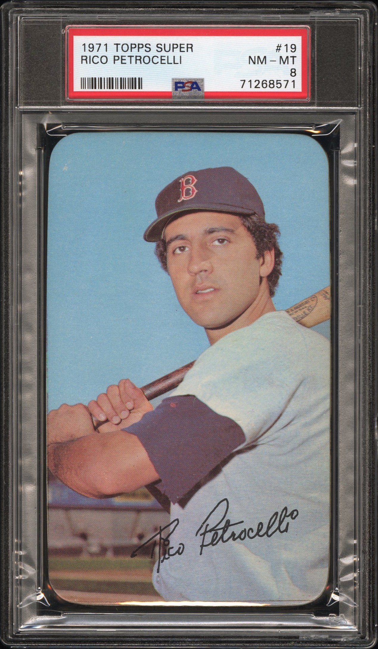 1971 Topps Super Rico Petrocelli #19 PSA 8 P1368
