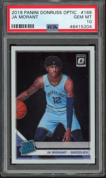 Ja Morant Panini Donruss Optic PSA 10