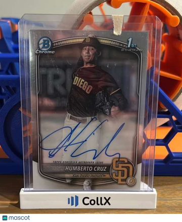 2025 Bowman - Chrome Prospects Autographs Humberto Cruz #CPA-HC