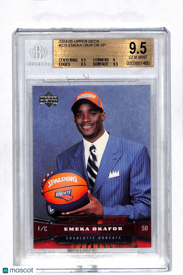 2004 Upper Deck Emeka Okafor SP #225 BGS 9.5
