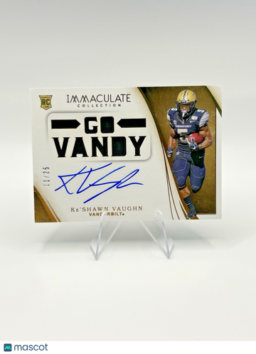 2020 Panini Ke'Shawn Vaughn #131 Patch Signature Patch Panini Authentic