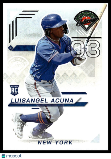 2025 Panini Prospect Edition Luisangel Acuna #165