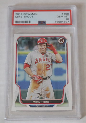 2014 Bowman Mike Trout PSA 10