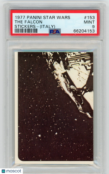 1977 Panini Stickers Star Wars (Italy) The Falcon #153 PSA 9