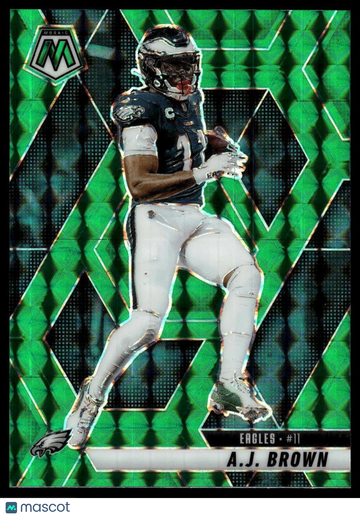 2025 Panini Mosaic A.J. Brown #78 Mosaic Green