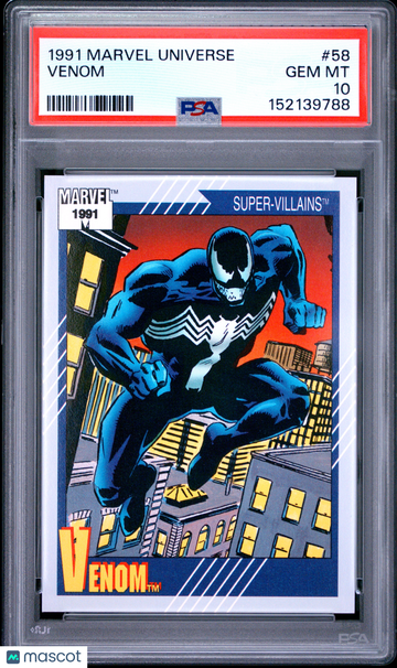 1991 Marvel Universe Venom #58 PSA 10