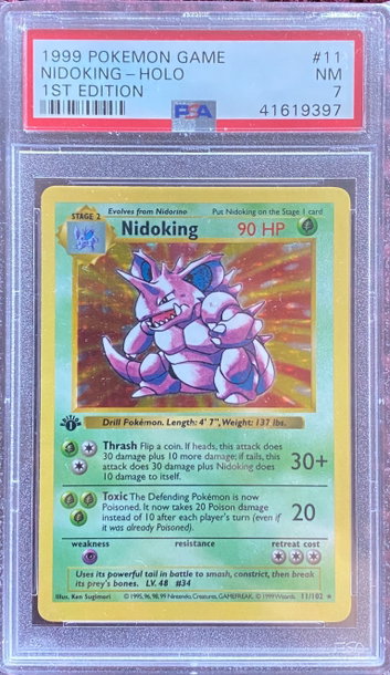 Pokémon /Pokemon - 1st edition shadowless Nidoking 