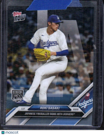2024-25 Topps Now Off-Season Roki Sasaki #OS-13