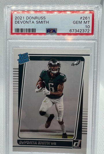 2021 Donruss Devonte Smith RC PSA 10
