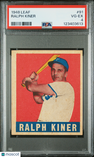 1948 Leaf Ralph Kiner #91 PSA 4