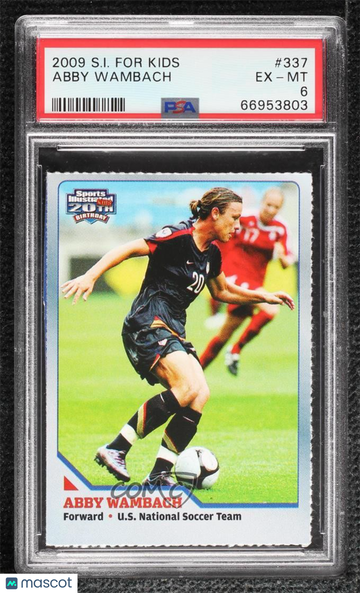 2009 Sports Illustrated for Kids Series 4 Abby Wambach #337 [Base] Rookie PSA 6